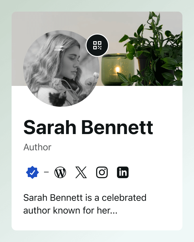 Sarah Bennett profile two